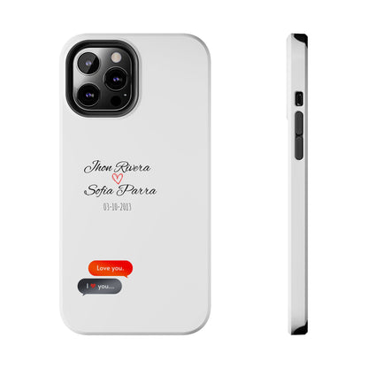 Couple’s Connection Phone Case (white)