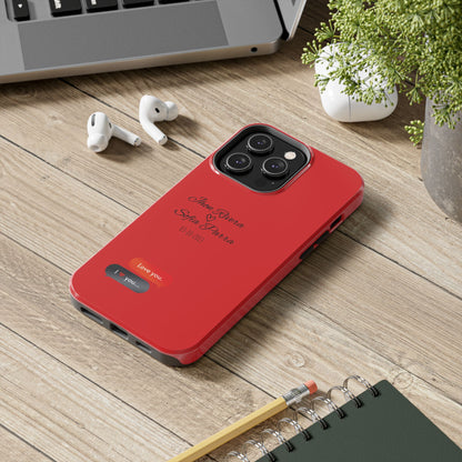 Couple’s Connection Phone Case (red)