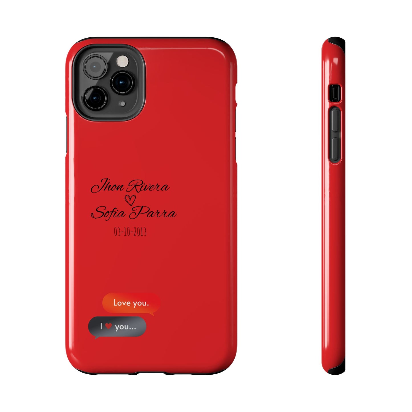 Couple’s Connection Phone Case (red)