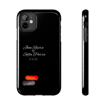 Couple’s Connection Phone Case (black)