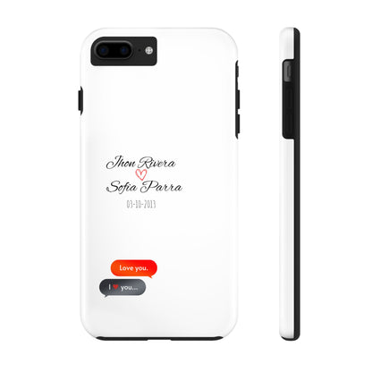 Couple’s Connection Phone Case (white)