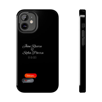 Couple’s Connection Phone Case (black)