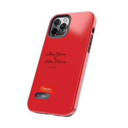 Couple’s Connection Phone Case (red)