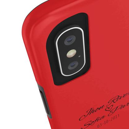 Couple’s Connection Phone Case (red)