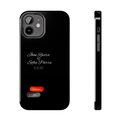 Couple’s Connection Phone Case (black)