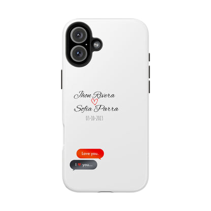 Couple’s Connection Phone Case (white)