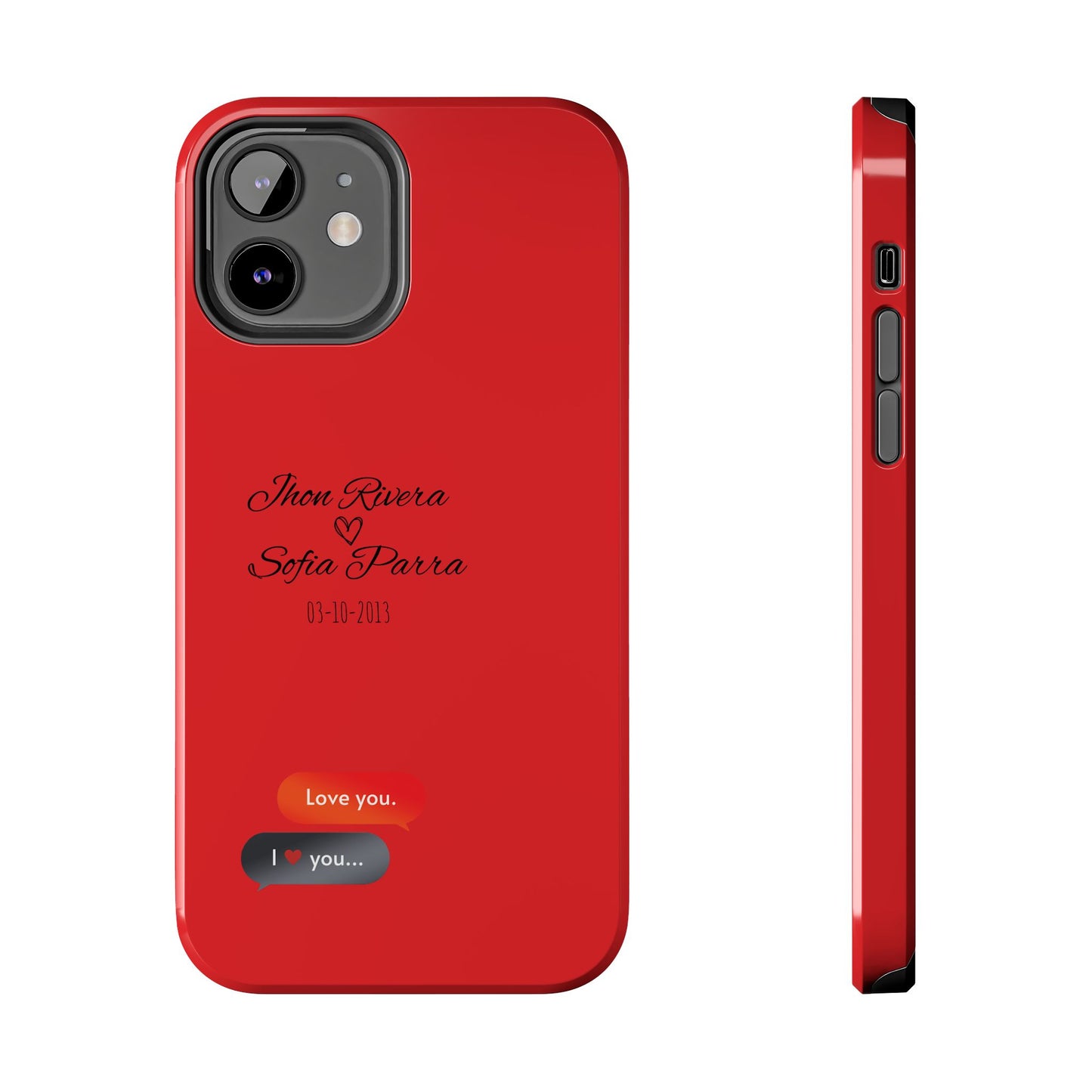 Couple’s Connection Phone Case (red)