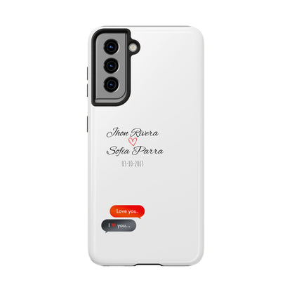 Couple’s Connection Phone Case (white)