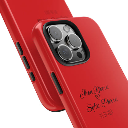 Couple’s Connection Phone Case (red)