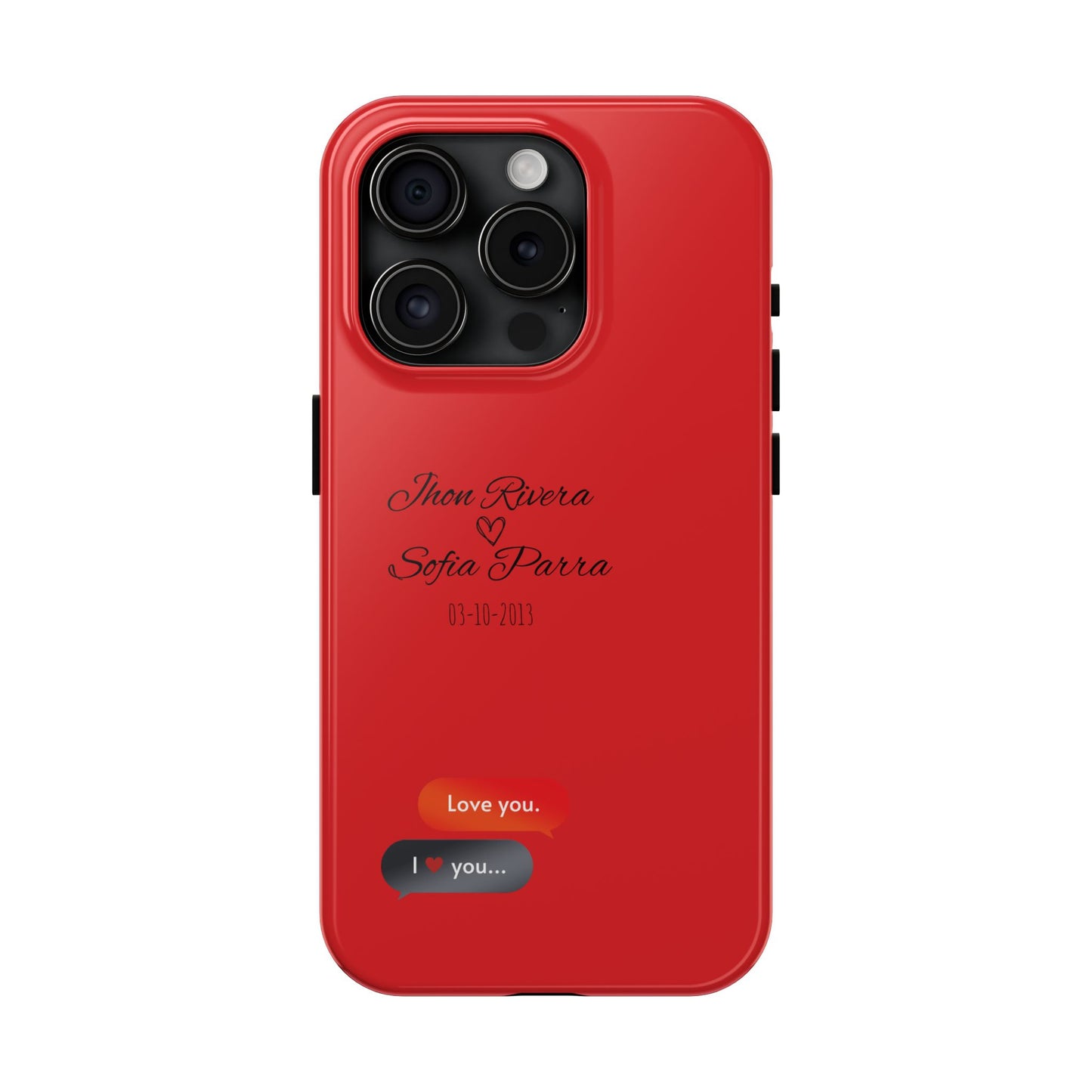 Couple’s Connection Phone Case (red)