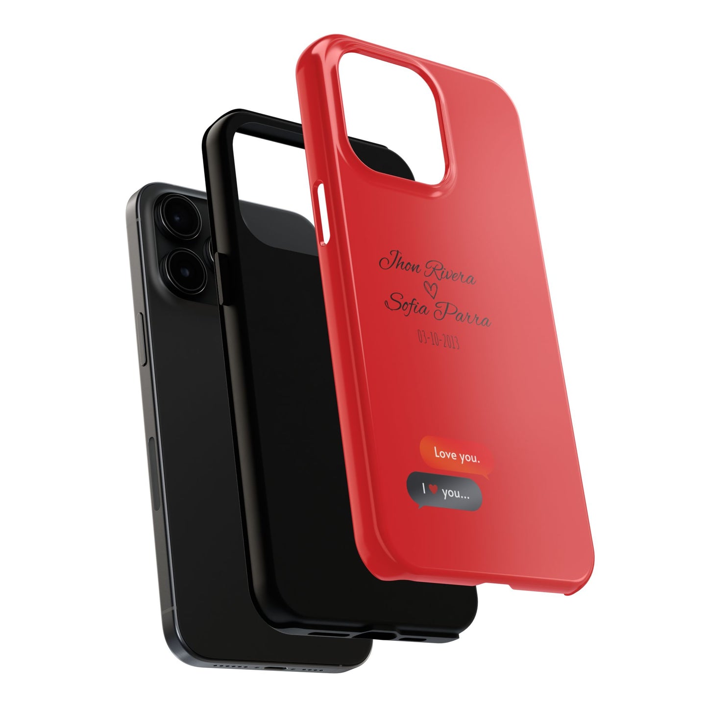 Couple’s Connection Phone Case (red)