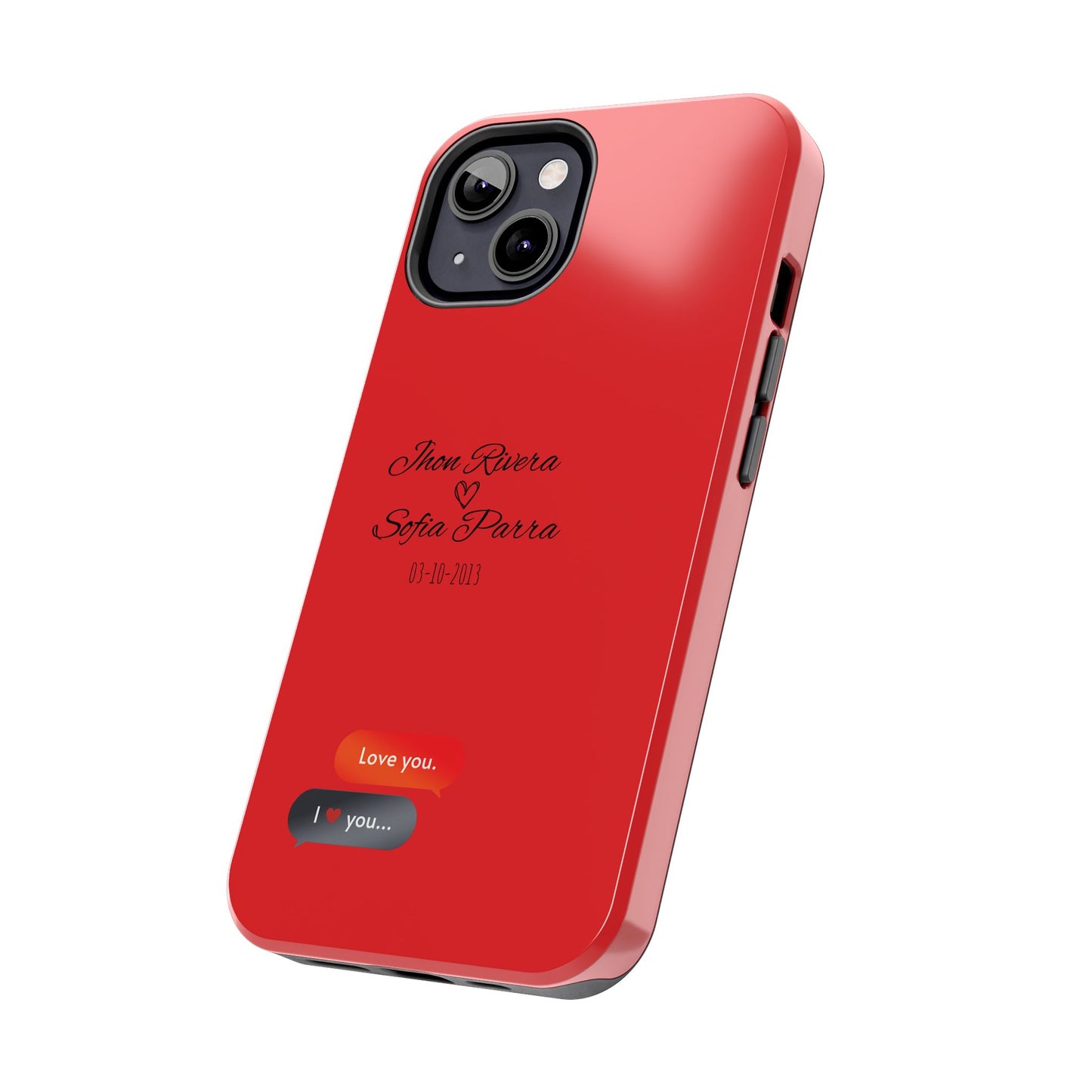 Couple’s Connection Phone Case (red)