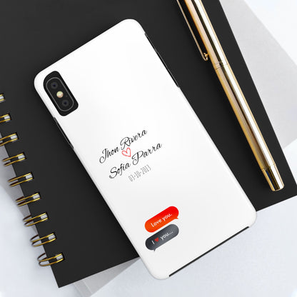 Couple’s Connection Phone Case (white)