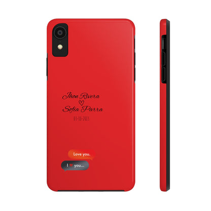 Couple’s Connection Phone Case (red)