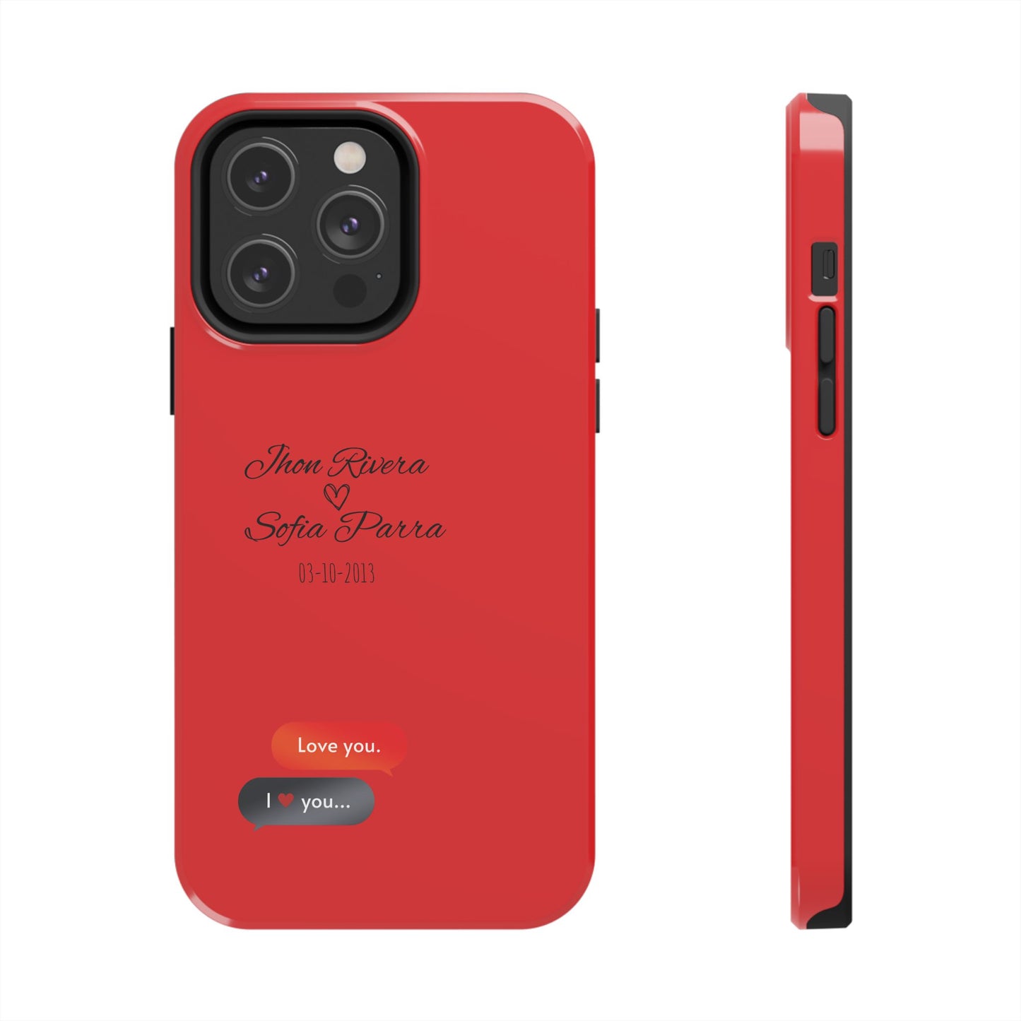 Couple’s Connection Phone Case (red)