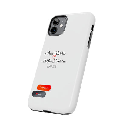 Couple’s Connection Phone Case (white)