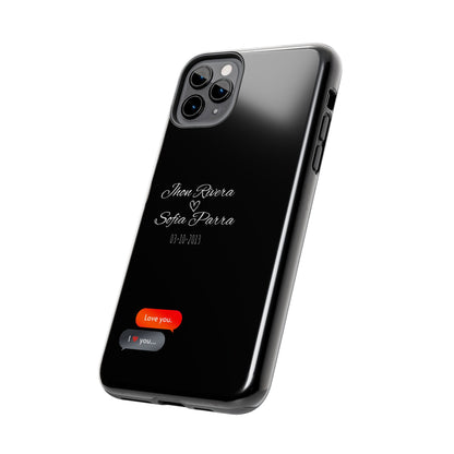 Couple’s Connection Phone Case (black)