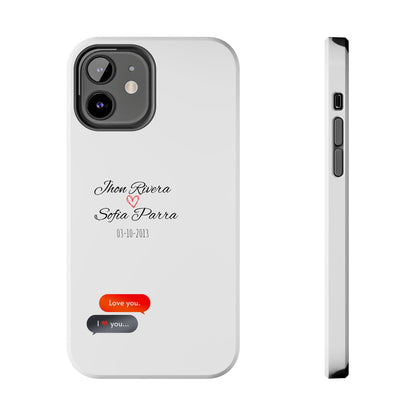 Couple’s Connection Phone Case (white)