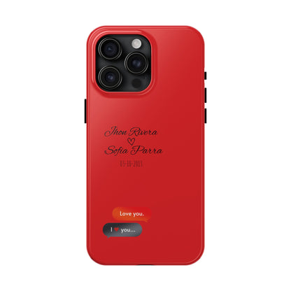 Couple’s Connection Phone Case (red)