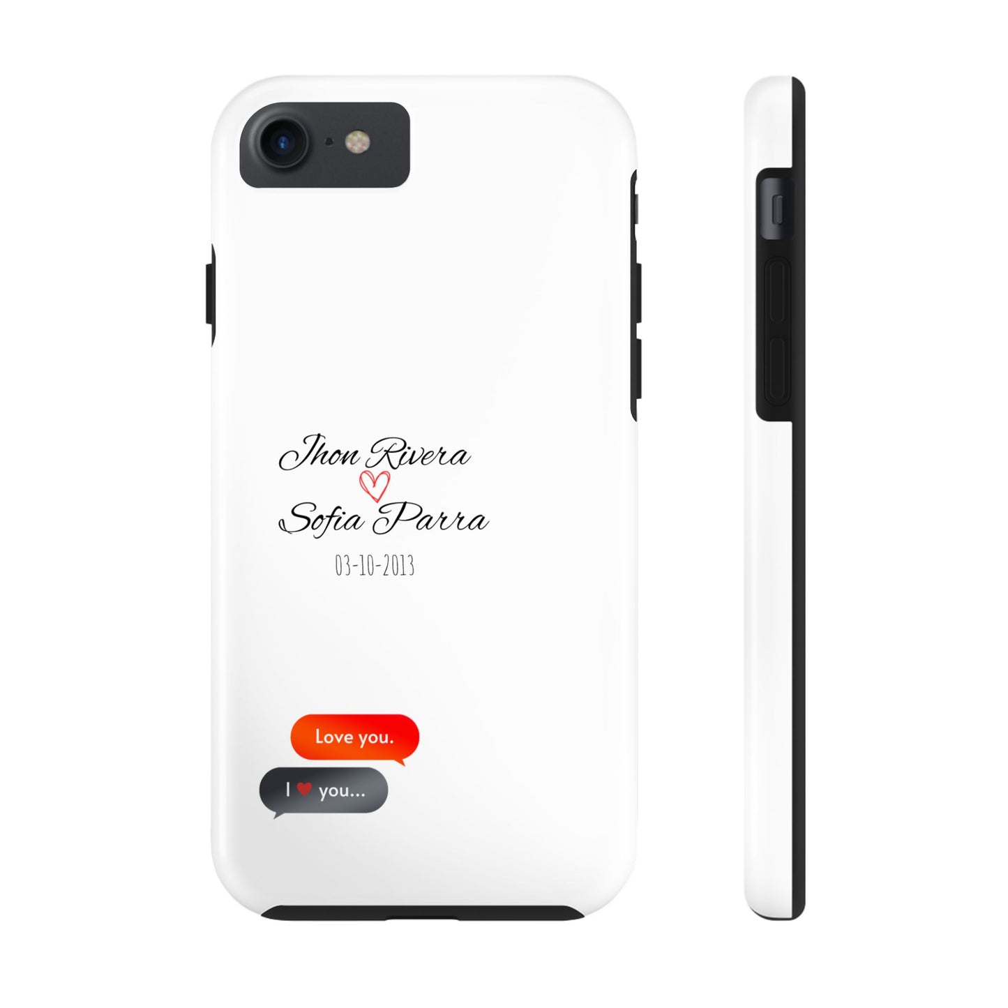 Couple’s Connection Phone Case (white)