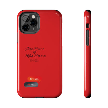 Couple’s Connection Phone Case (red)