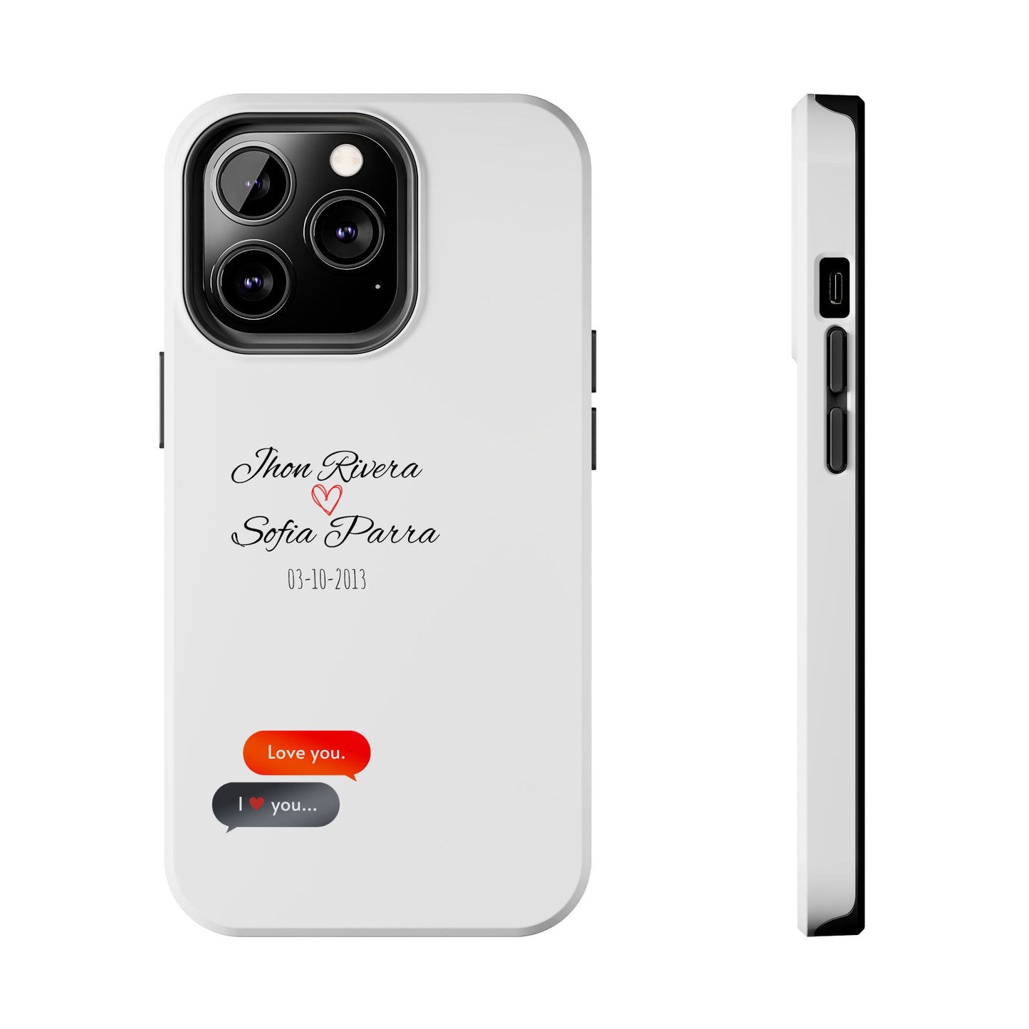 Couple’s Connection Phone Case (white)