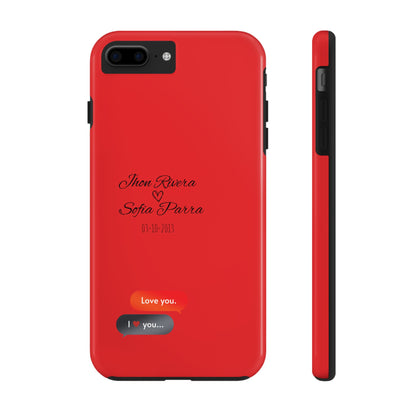 Couple’s Connection Phone Case (red)