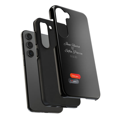 Couple’s Connection Phone Case (black)