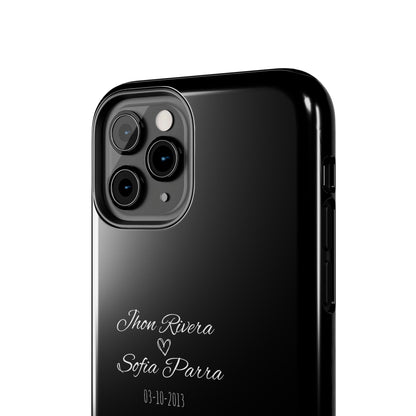 Couple’s Connection Phone Case (black)