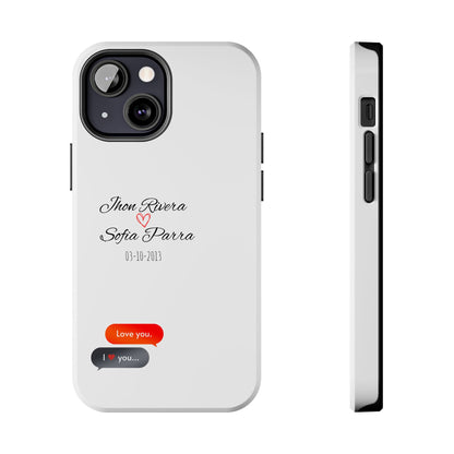 Couple’s Connection Phone Case (white)