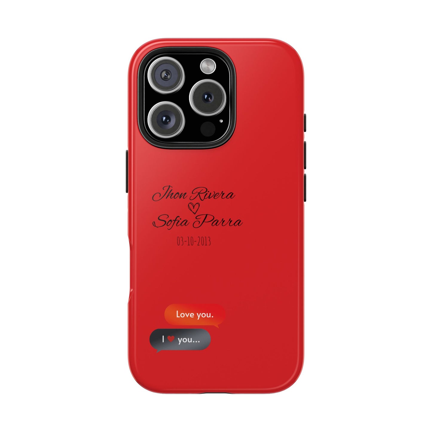 Couple’s Connection Phone Case (red)