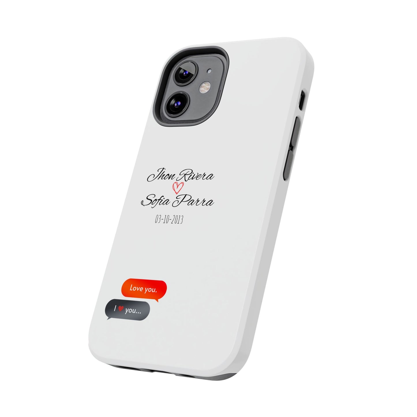 Couple’s Connection Phone Case (white)