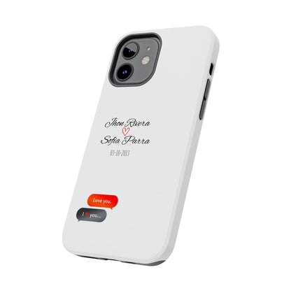 Couple’s Connection Phone Case (white)