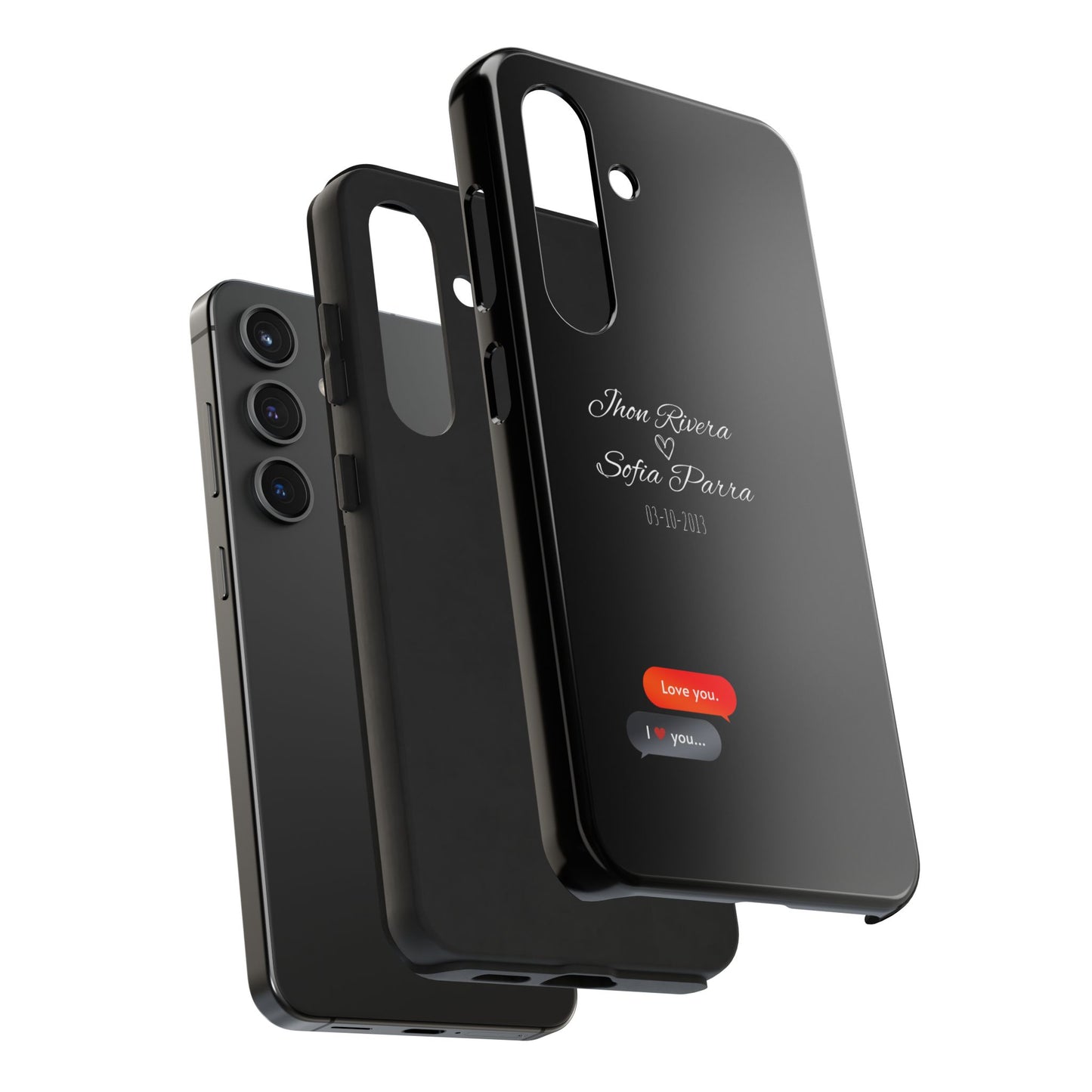 Couple’s Connection Phone Case (black)