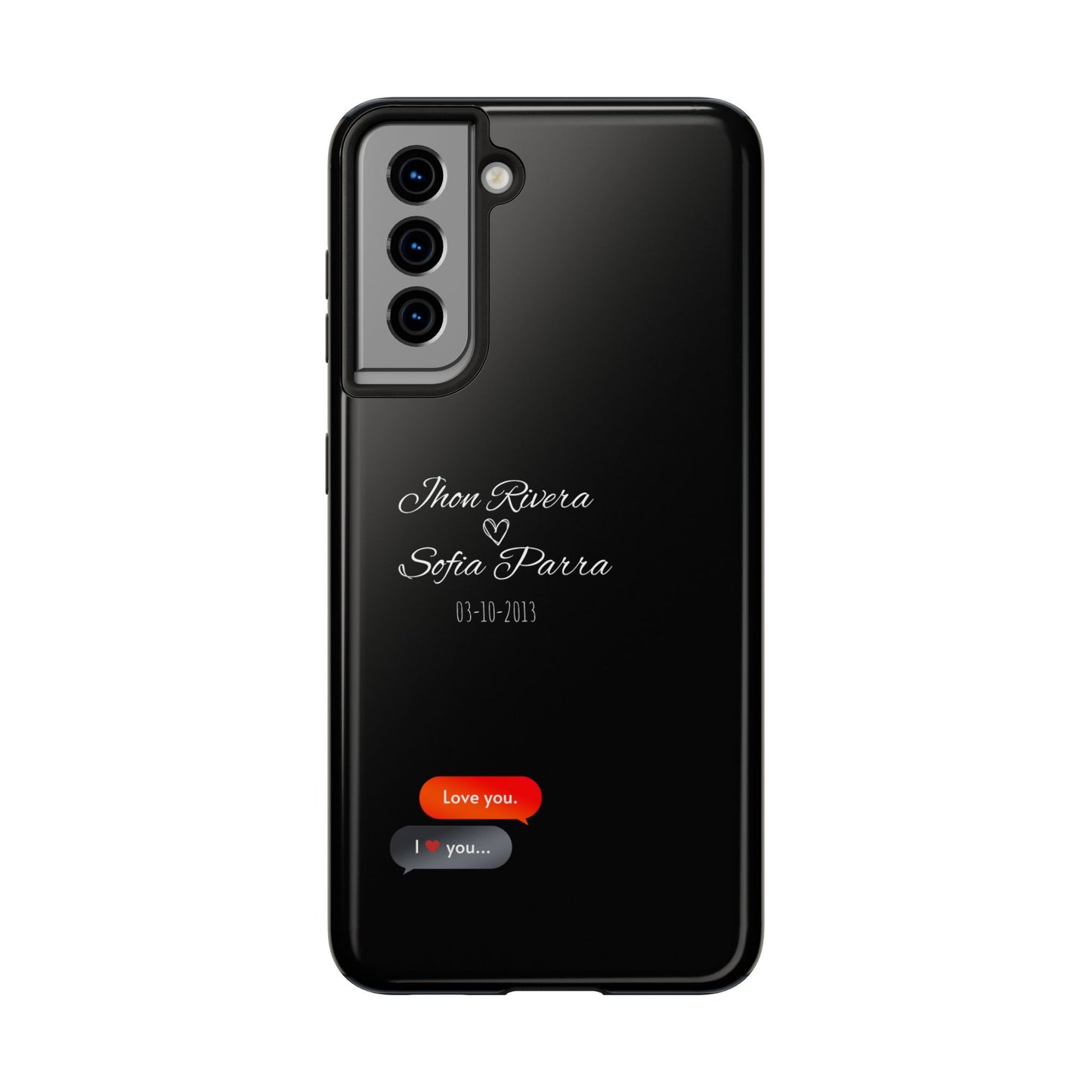 Couple’s Connection Phone Case (black)