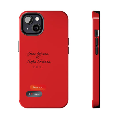 Couple’s Connection Phone Case (red)