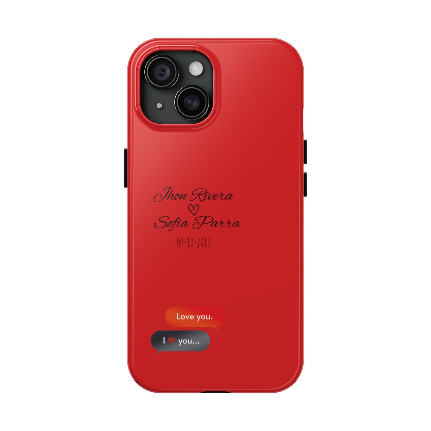 Couple’s Connection Phone Case (red)