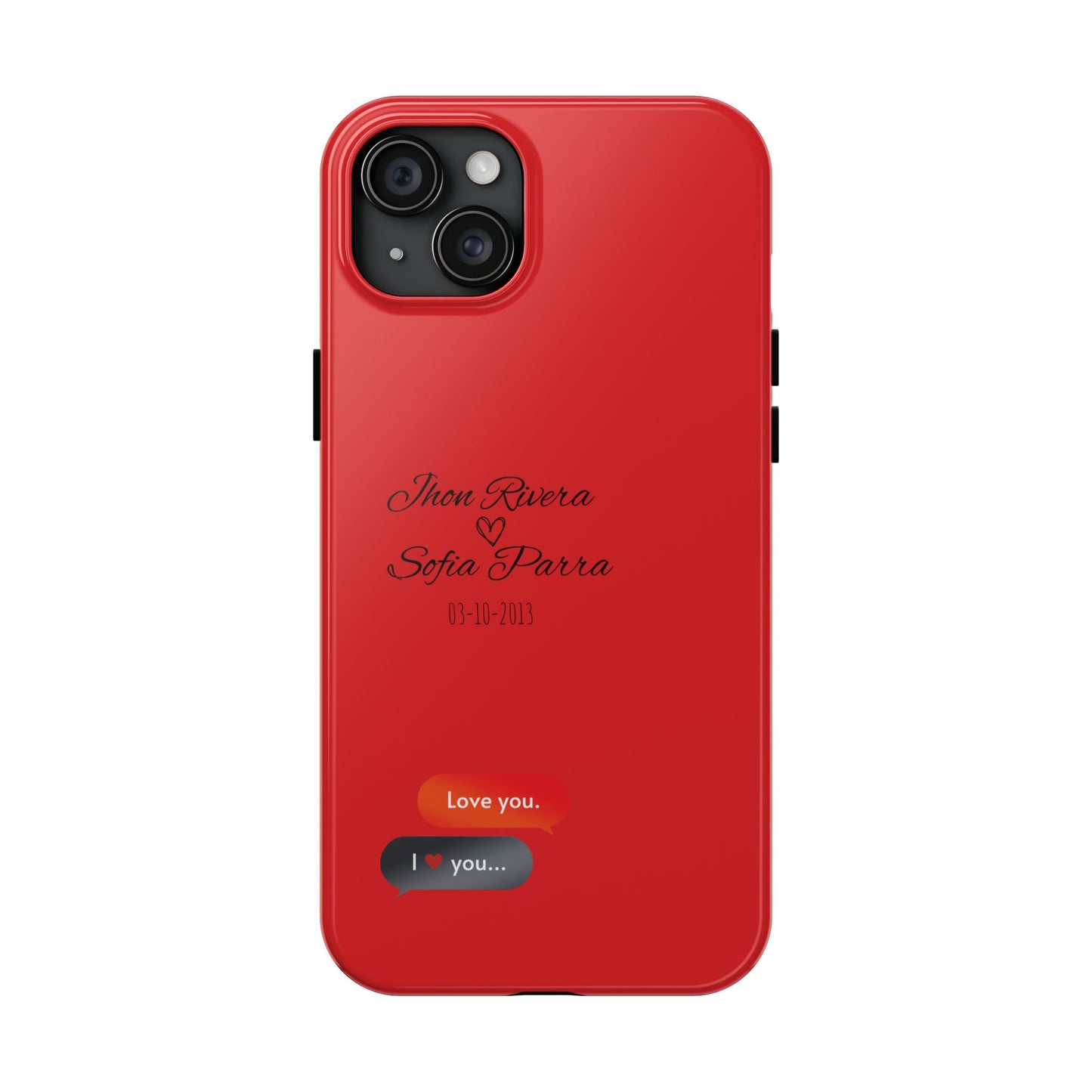 Couple’s Connection Phone Case (red)