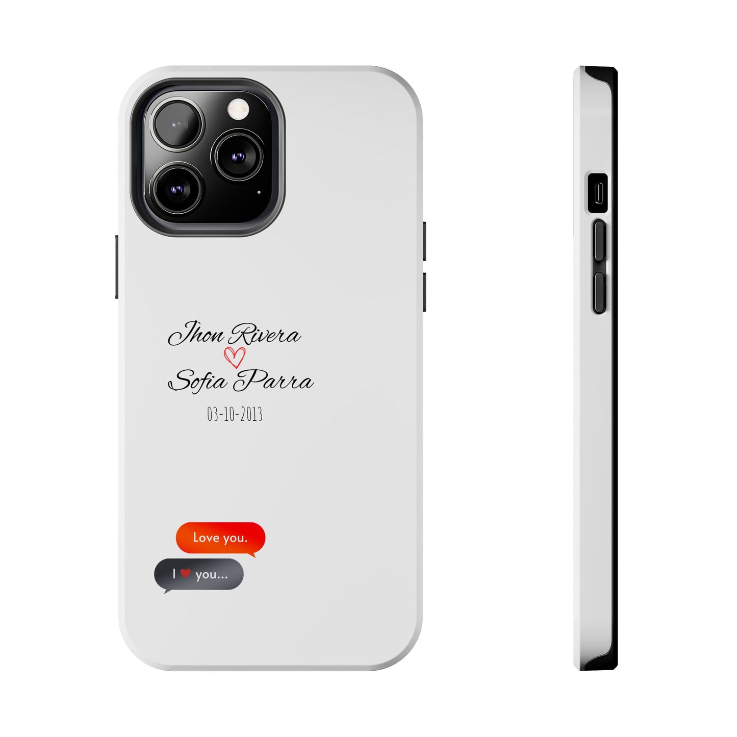 Couple’s Connection Phone Case (white)