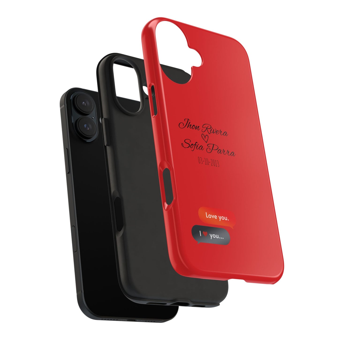 Couple’s Connection Phone Case (red)