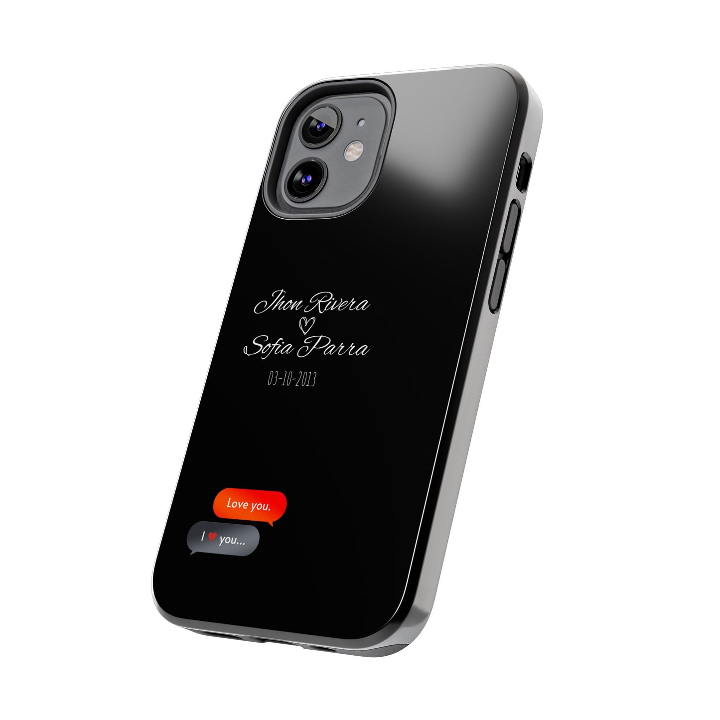 Couple’s Connection Phone Case (black)