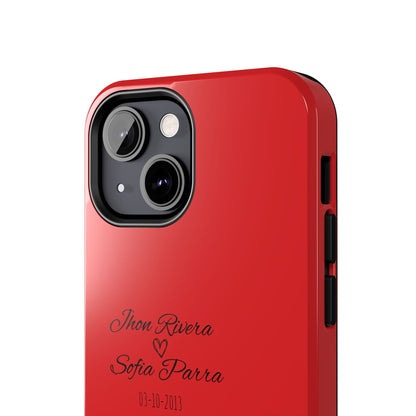 Couple’s Connection Phone Case (red)