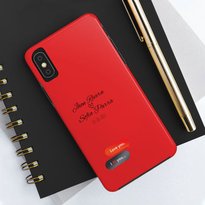 Couple’s Connection Phone Case (red)