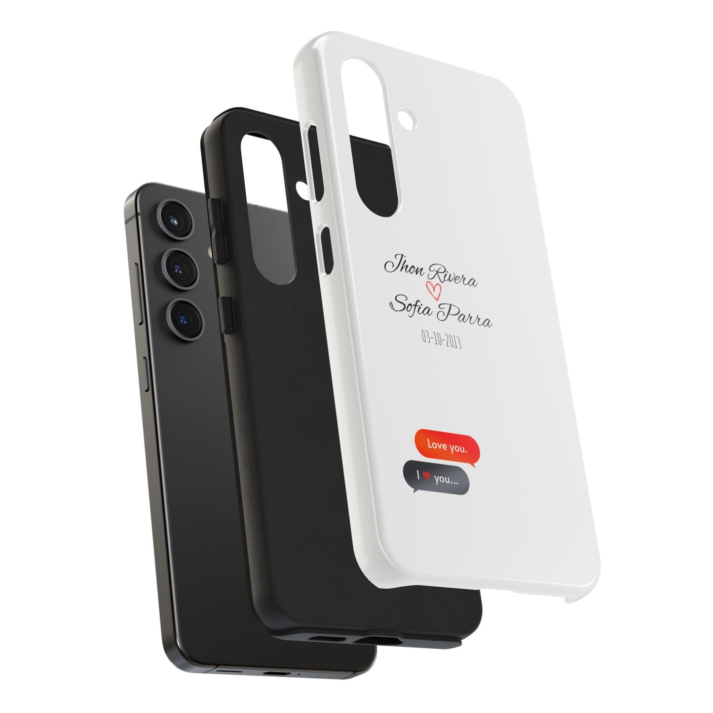 Couple’s Connection Phone Case (white)