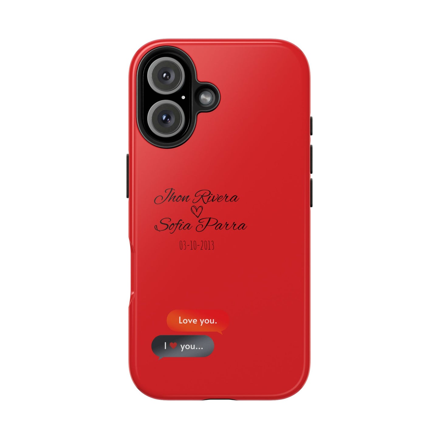 Couple’s Connection Phone Case (red)