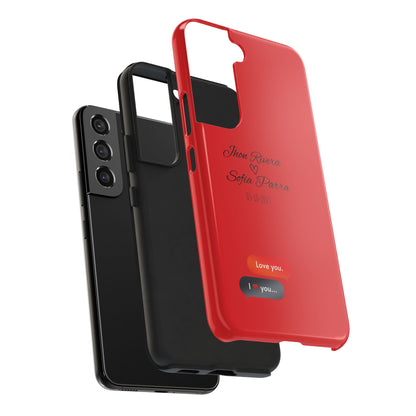 Couple’s Connection Phone Case (red)