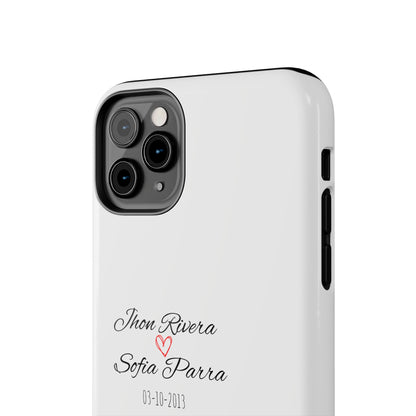 Couple’s Connection Phone Case (white)