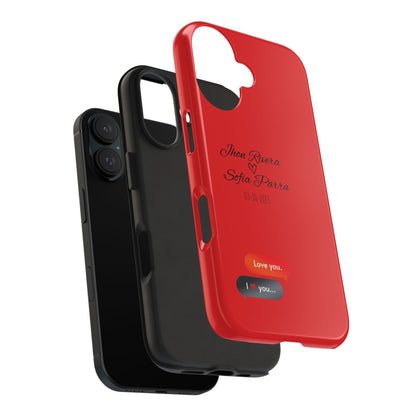 Couple’s Connection Phone Case (red)