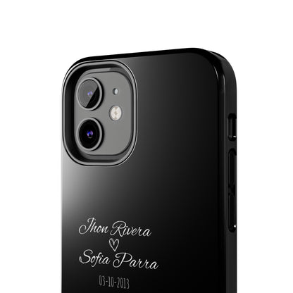 Couple’s Connection Phone Case (black)