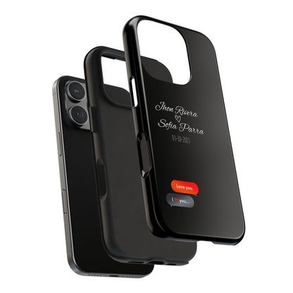 Couple’s Connection Phone Case (black)